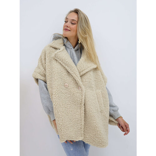 Teddy Poncho Beige Teddy Poncho Beige