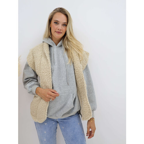 Teddy Gilet Beige Teddy Gilet Beige