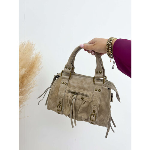 Leather City Bag Beige Leather City Bag Beige