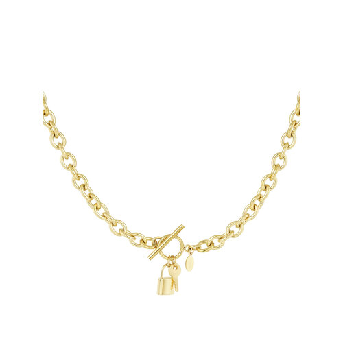 Chain Links With Charms Gold Chain Links With Charms Gold