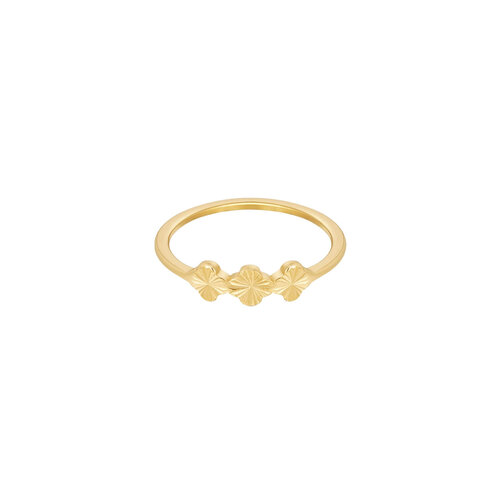 Ring 3 Flowers Gold Ring 3 Flowers Gold