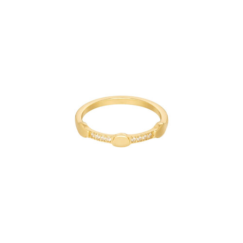 Ring With Details Gold Ring With Details Gold