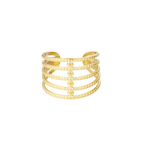 Ring 5 Laags Goud Ring 5 Laags Goud