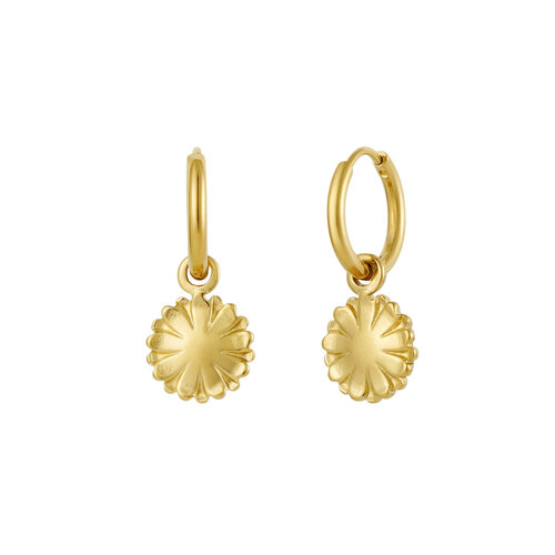 Oorbellen Happy Flower Goud Oorbellen Happy Flower Goud