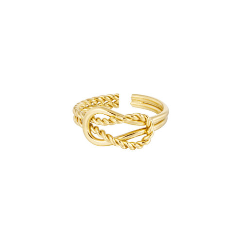 Ring Gelinkt Goud Ring Gelinkt Goud