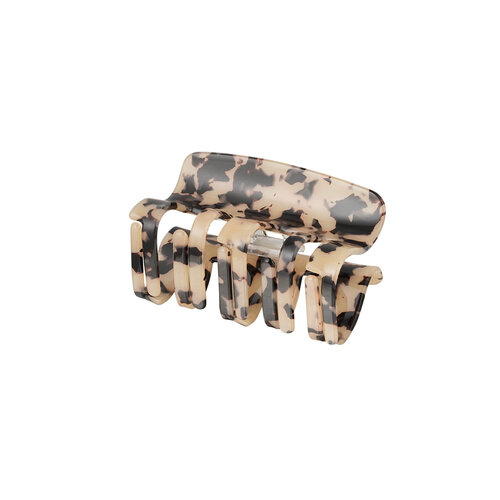 Hair Clip With Print Beige Hair Clip With Print Beige
