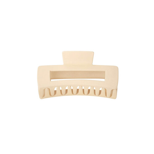 Hair Clip Rectangle Beige Hair Clip Rectangle Beige