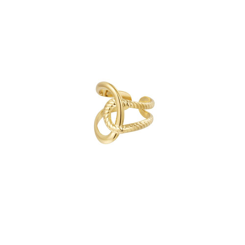 Ring Knot Detail Gold Ring Knot Detail Gold