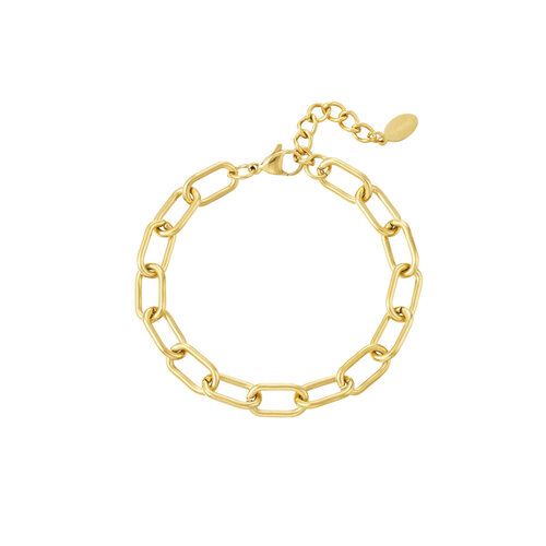 Link Bracelet Basic Gold Link Bracelet Basic Gold