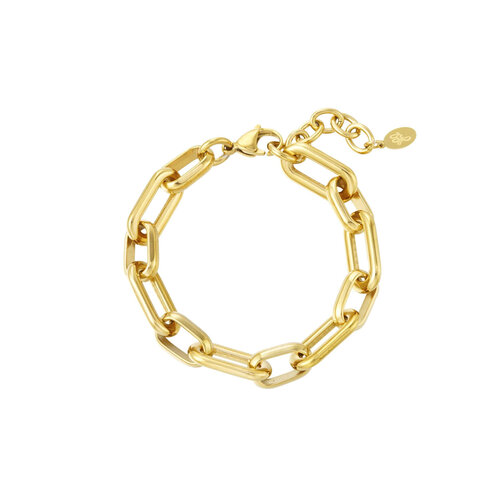 Link Bracelet Basic Gold Link Bracelet Basic Gold