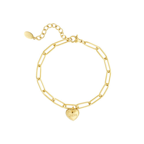 Link Bracelet Love Gold Link Bracelet Love Gold
