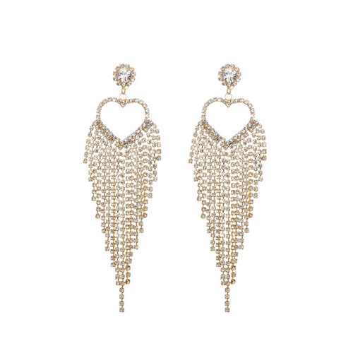 Statement Hart Oorbellen Goud Statement Hart Oorbellen Goud