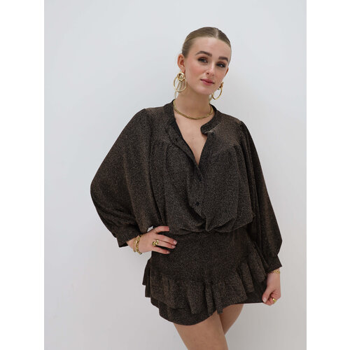Lurex Blouse Goud Lurex Blouse Goud