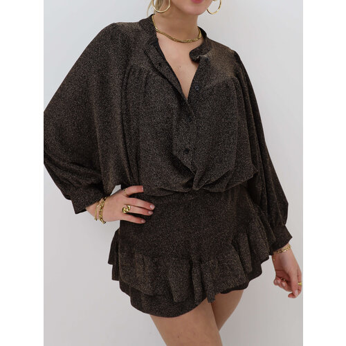 Lurex Skort Goud Lurex Skort Goud