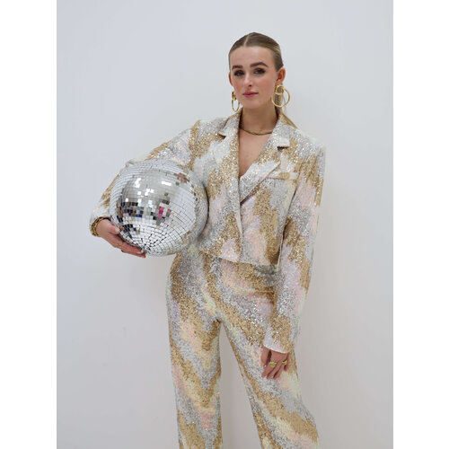 Korte Pailletten Blazer Multi Korte Pailletten Blazer Multi