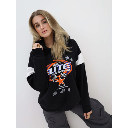 Elite Hoodie Zwart/Oranje Elite Hoodie Zwart/Oranje