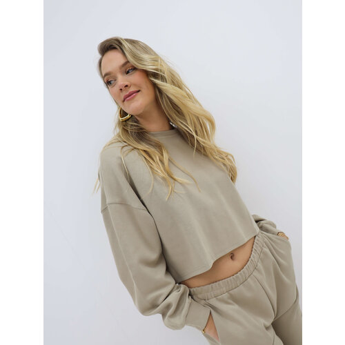 Korte Sweater Sand Korte Sweater Sand