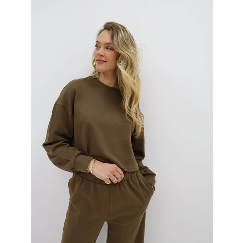 Korte Sweater Bruin Korte Sweater Bruin