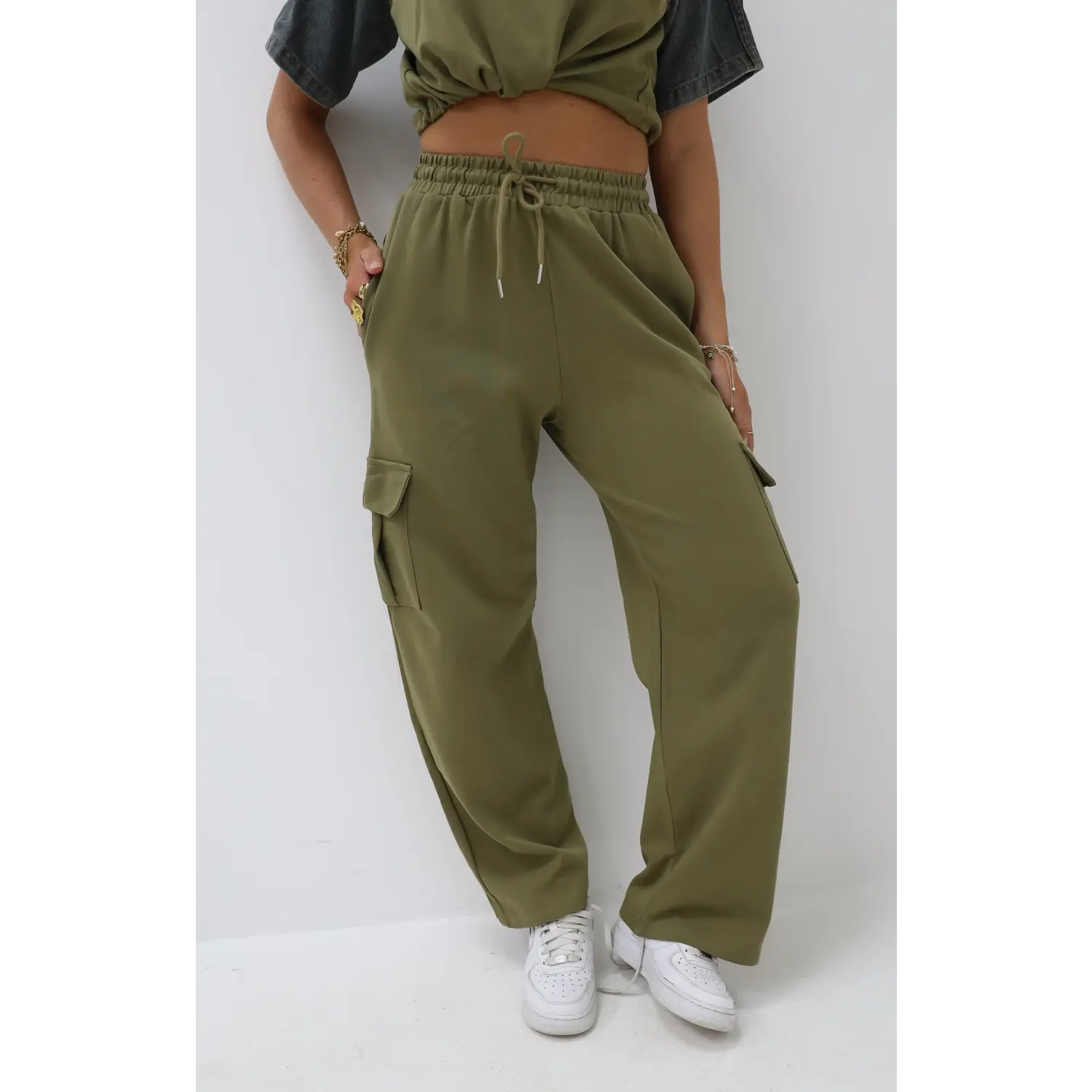 Khaki pants joggers sale