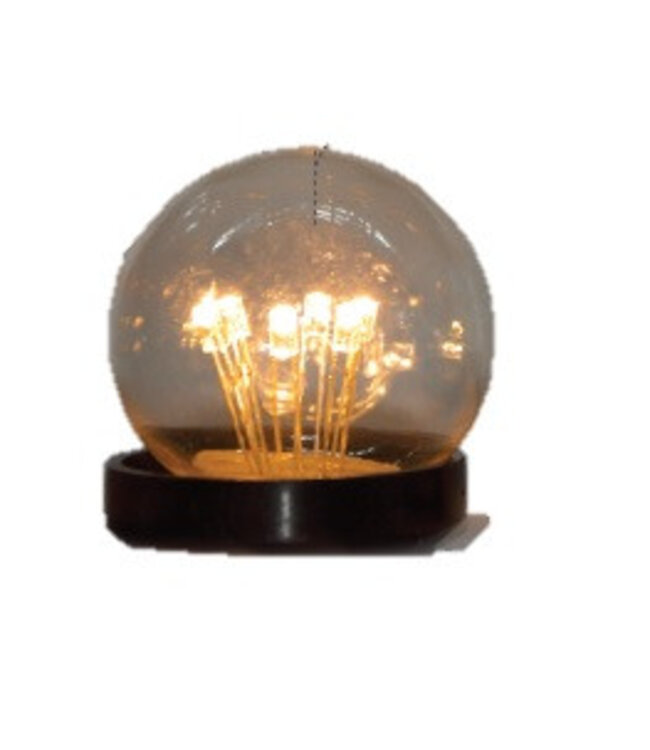 E27 0,7w Bol Lamp, 30/37 Lumen, Transparante Kap