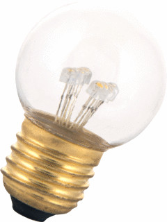 E27 0,7w Bol Lamp, 30/37 Lumen, Transparante Kap, foto 2 van 6