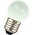 E27 1w Bol Lamp, 30/50 Lumen, Matte Kap