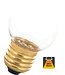 E27 1w Bol Lamp, 30/50 Lumen, Transparante Kap
