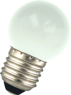 E27 1,5w Bol Lamp, 90 Lumen, Matte Kap, foto 2 van 5