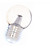 E27 1,5w Bol Lamp, 90 Lumen, Transparante Kap met lens