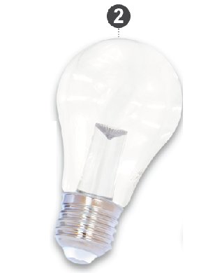 E27 LED Bollamp Blauw, foto 3 van 6