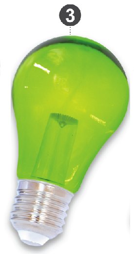 E27 LED Bollamp Groen, foto 4 van 6
