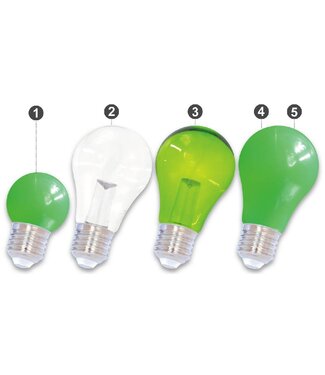 E27 LED Bollamp Groen