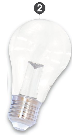 E27 LED Bollamp Rood, foto 3 van 6