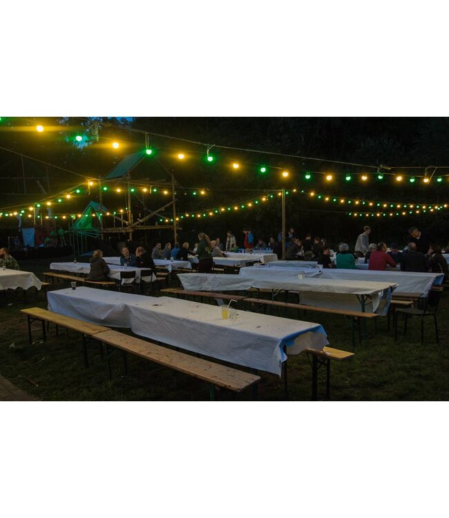 E27 LED Bollamp Rood