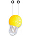 E27 LED Bollamp Geel