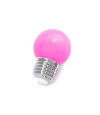 E27 LED Bollamp Roze