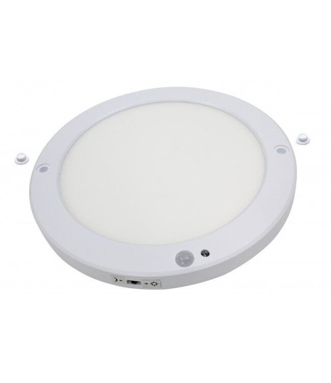 Led Inbouw/Opbouw Downlighter 10w/15w/18w, Ø220mm, 950-1450 Lumen, IP20, Met bewegingssensor, 2 Jaar Garantie