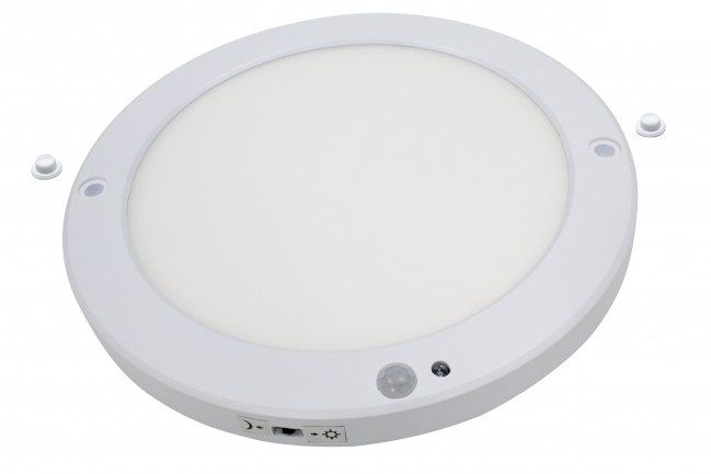 Led Inbouw/Opbouw Downlighter 10w/15w/18w, Ø220mm, 950-1450 Lumen, IP20, Met bewegingssensor, 2 Jaar Garantie, foto 3 van 6