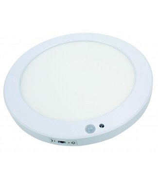 Led Inbouw/Opbouw Downlighter 10w/15w/18w, Ø220mm, 950-1450 Lumen, IP20, Met bewegingssensor, 2 Jaar Garantie