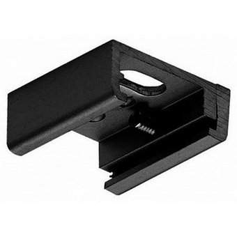 Plafondbeslag voor 3 Fase Rail 4 wire Zwart