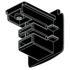 Global Nordic - 3 Fase Rail 4 wire Eindstuk Zwart