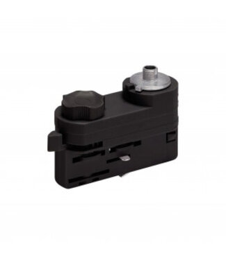 3 Fase Rail Adapter Zwart - Voor Pendel Armaturen