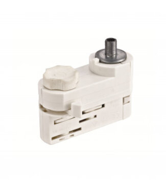 3 Fase Rail Adapter Wit - Voor Pendel Armaturen
