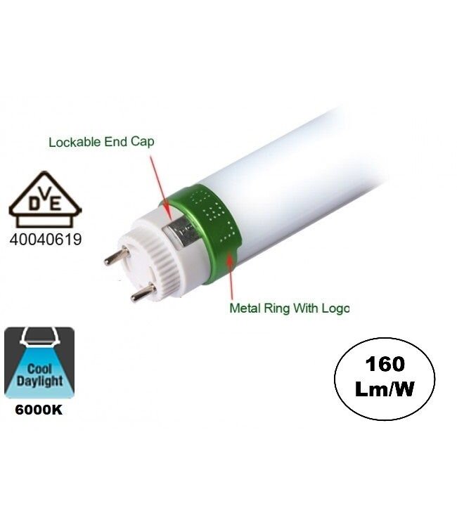 Led Tube 120cm, 20w, 3060 - 3320 Lumen (160lm/w), 5 Jaar garantie