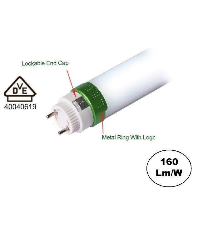 Led Tube 150cm, 30w, 4560-5080 Lumen (160lm/w), 5 Jaar garantie
