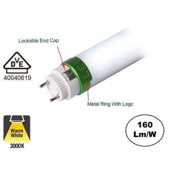 Led Tube 150cm, 30w, 4560-5080 Lumen (160lm/w), 5 Jaar garantie