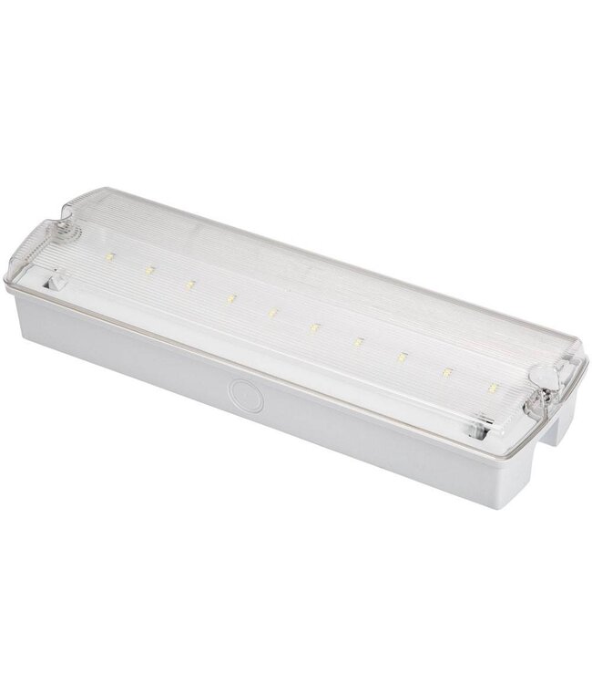 LED Opbouw Noodverlichtingsarmatuur 3w, 185 Lumen, IP65, Met pijlaanduiding, 3 Jaar garantie