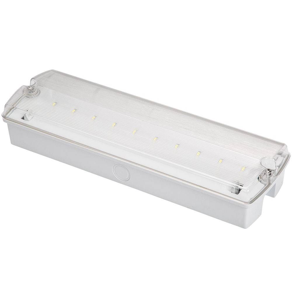 LED Opbouw Noodverlichtingsarmatuur 3w, 185 Lumen, IP65, Met pijlaanduiding, 3 Jaar garantie, foto 3 van 4