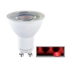 GU10 Led Spot 5w, ROOD, 130 Lumen, 2 Jaar Garantie