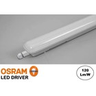 UITVERKOOP: Led Tri Proof 63cm, 24w, 2880 Lumen (120lm/w), Koppelbaar, Osram LED Driver, IP65
